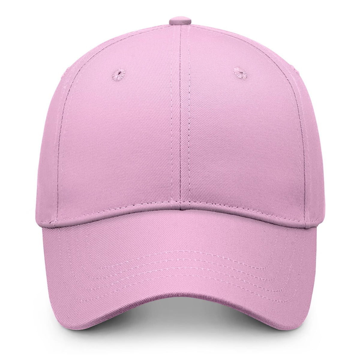 Custom Embroidered or Printed Light Pink Baseball Cap | Personalized Sport Hat