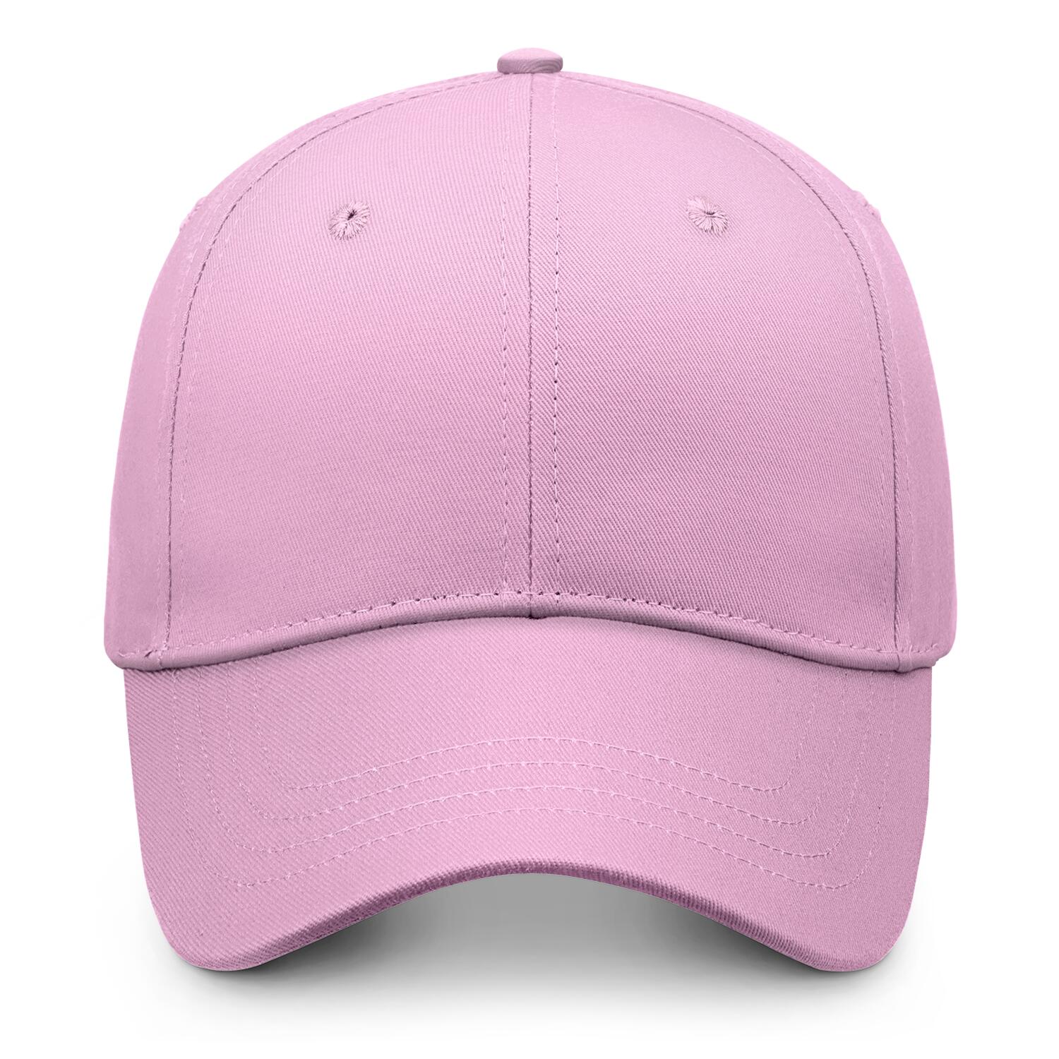 Custom Embroidered or Printed Light Pink Baseball Cap | Personalized Sport Hat