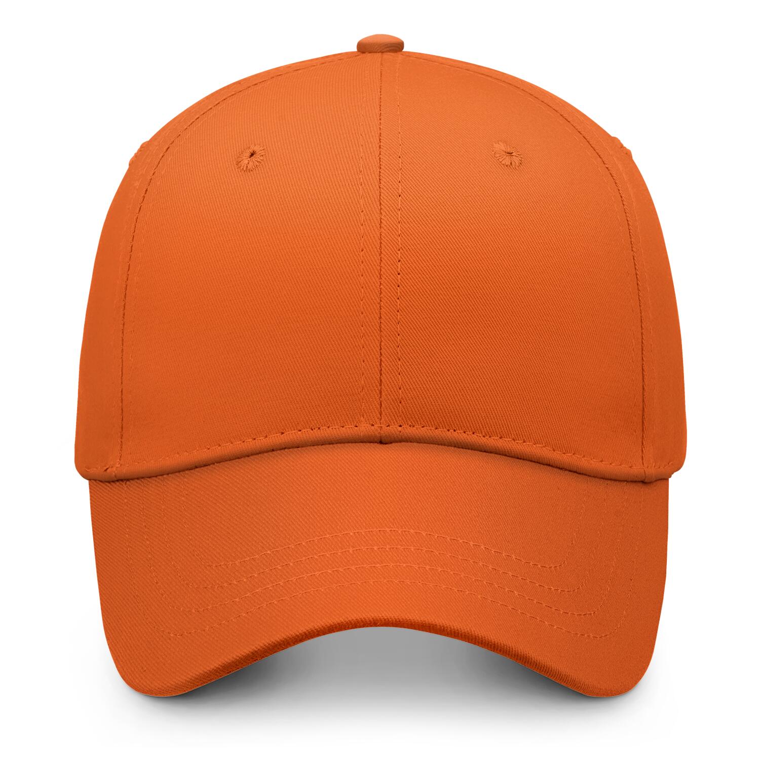 Custom Embroidered or Printed Orange Baseball Cap | Personalized Sport Hat