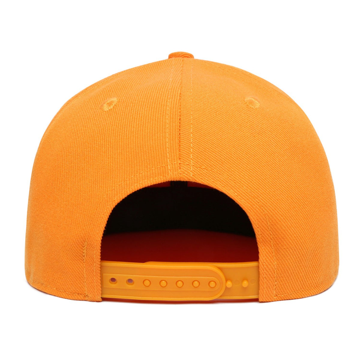Custom Embroidered or Printed Orange Flat-Brim Cap | Personalized Sport Hat
