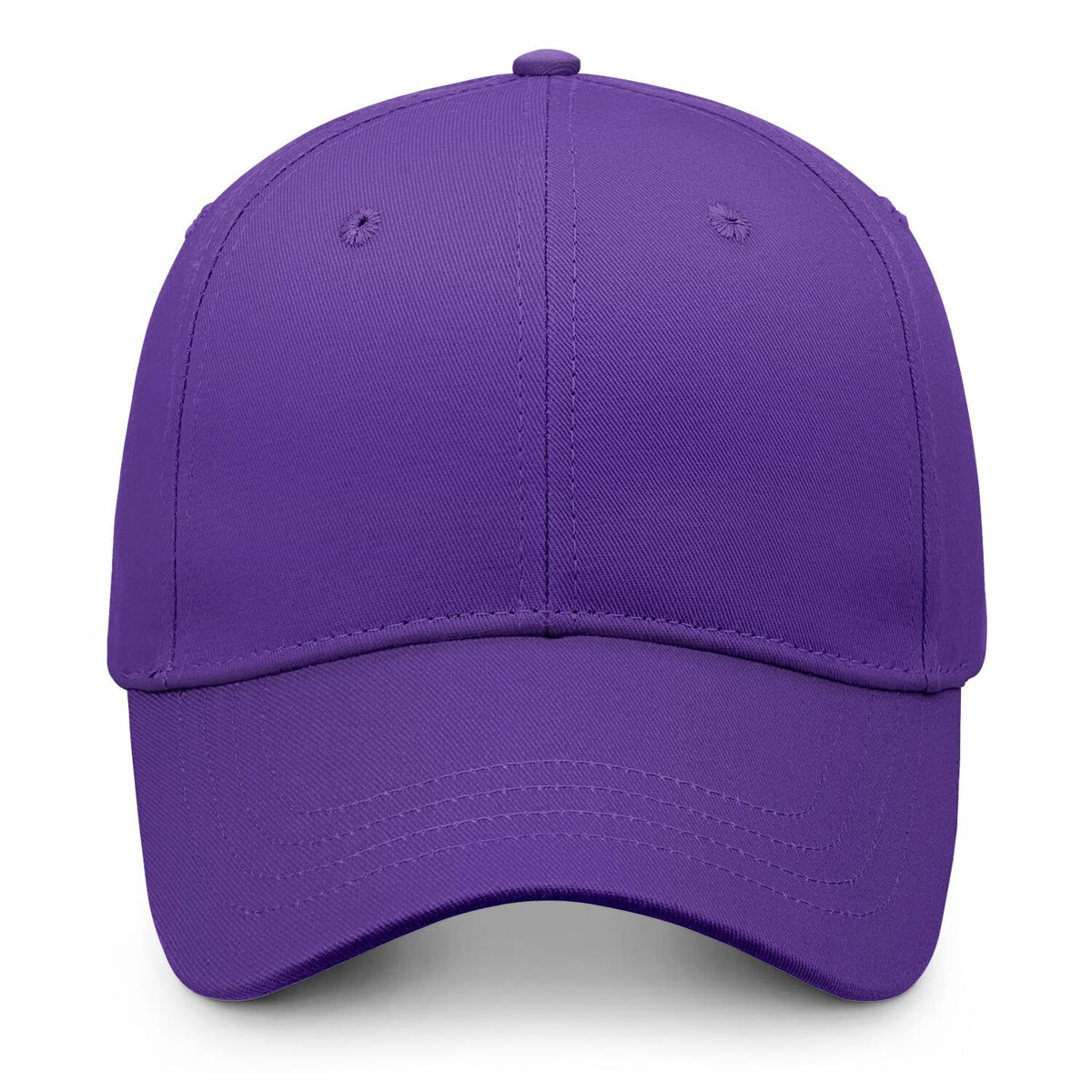 Custom Embroidered or Printed Purple Baseball Cap | Personalized Sport Hat