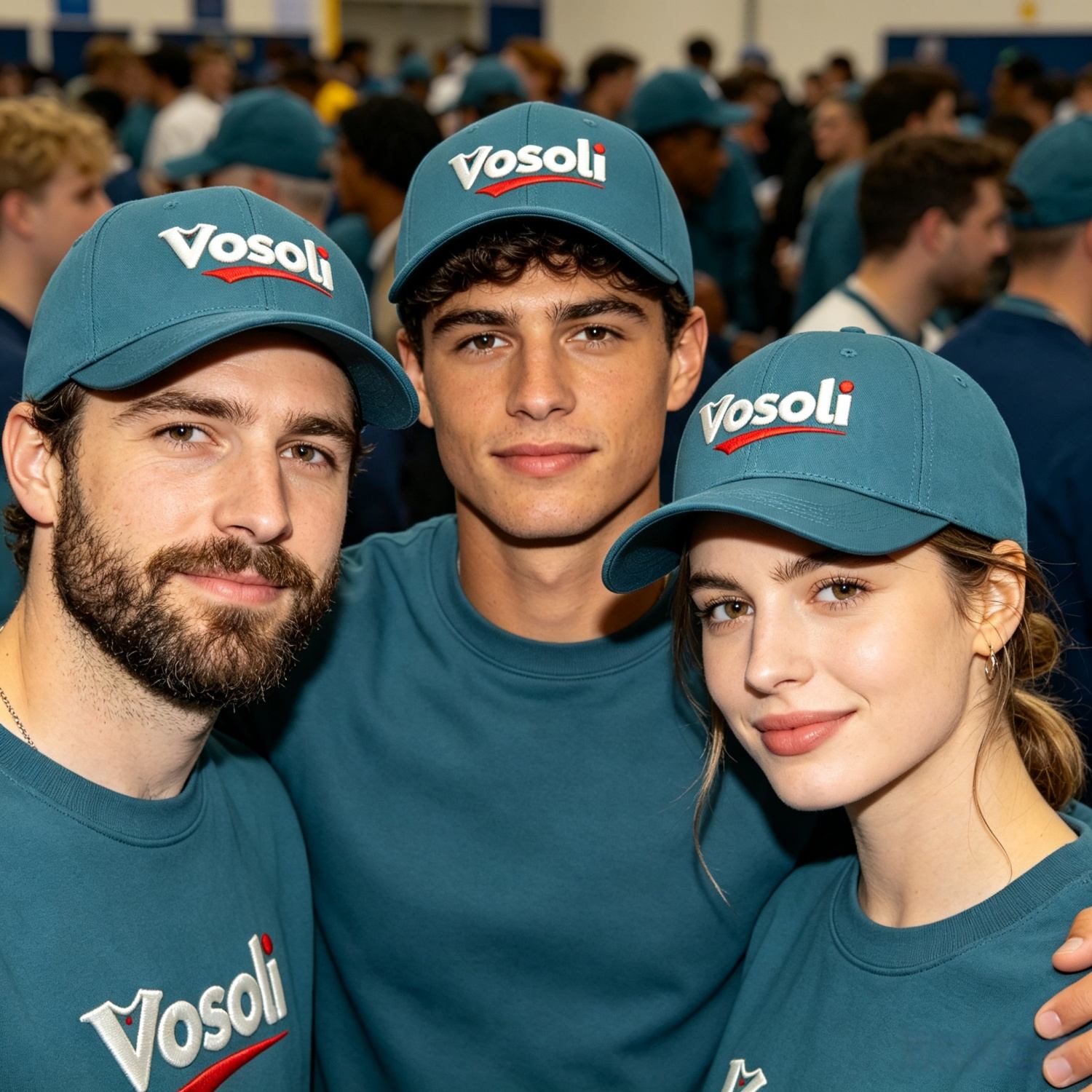 Custom Embroidered or Printed Teal Baseball Cap | Personalized Sport Hat