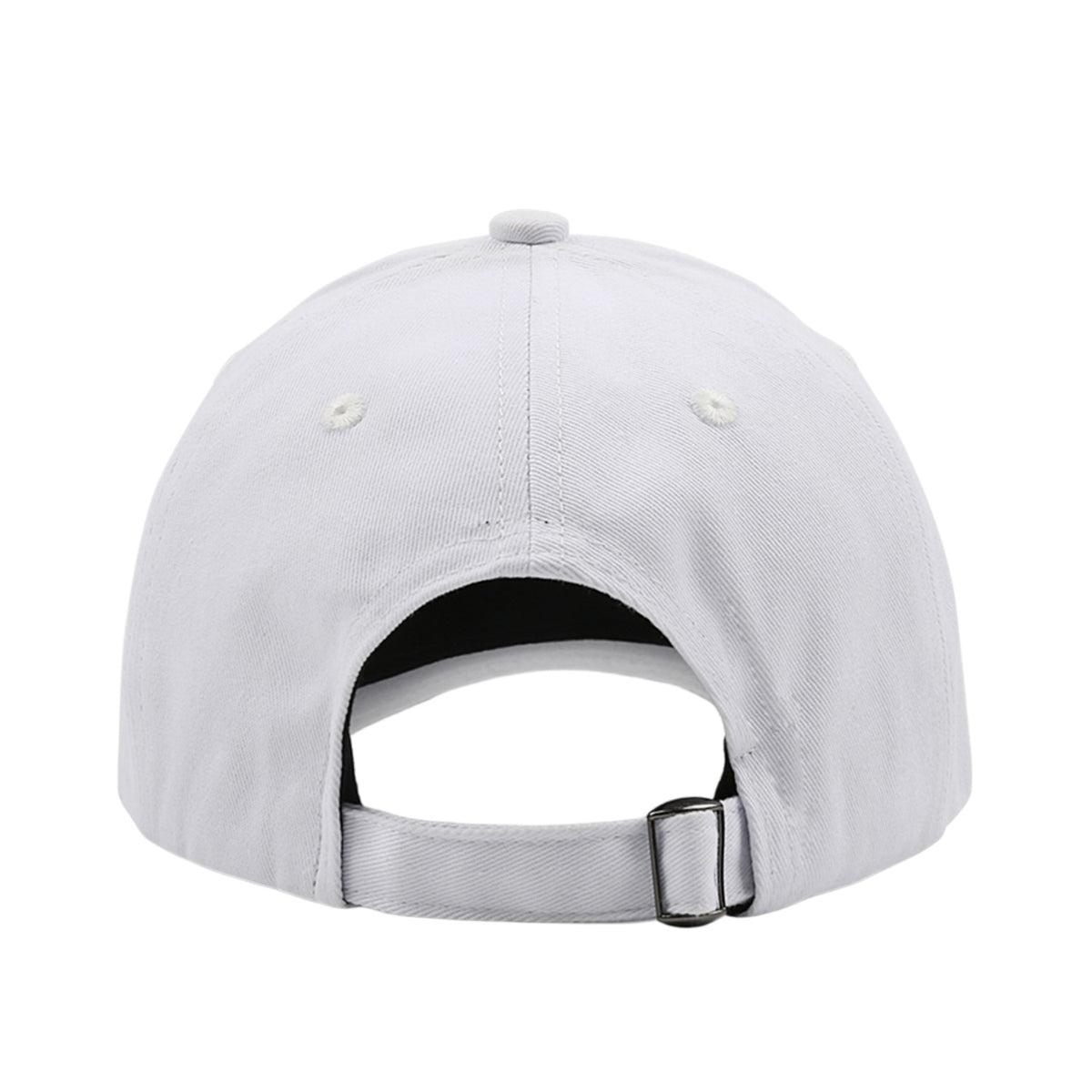 Custom Embroidered or Printed White Baseball Cap | Personalized Sport Hat