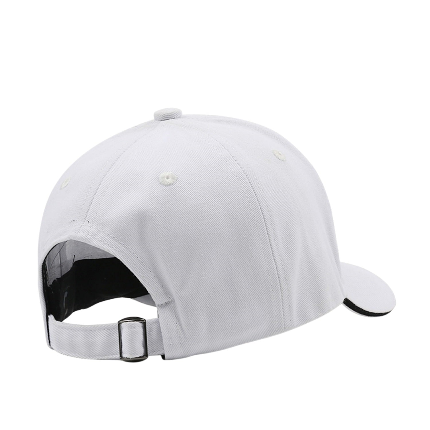 Custom Embroidered or Printed White Baseball Cap | Personalized Sport Hat