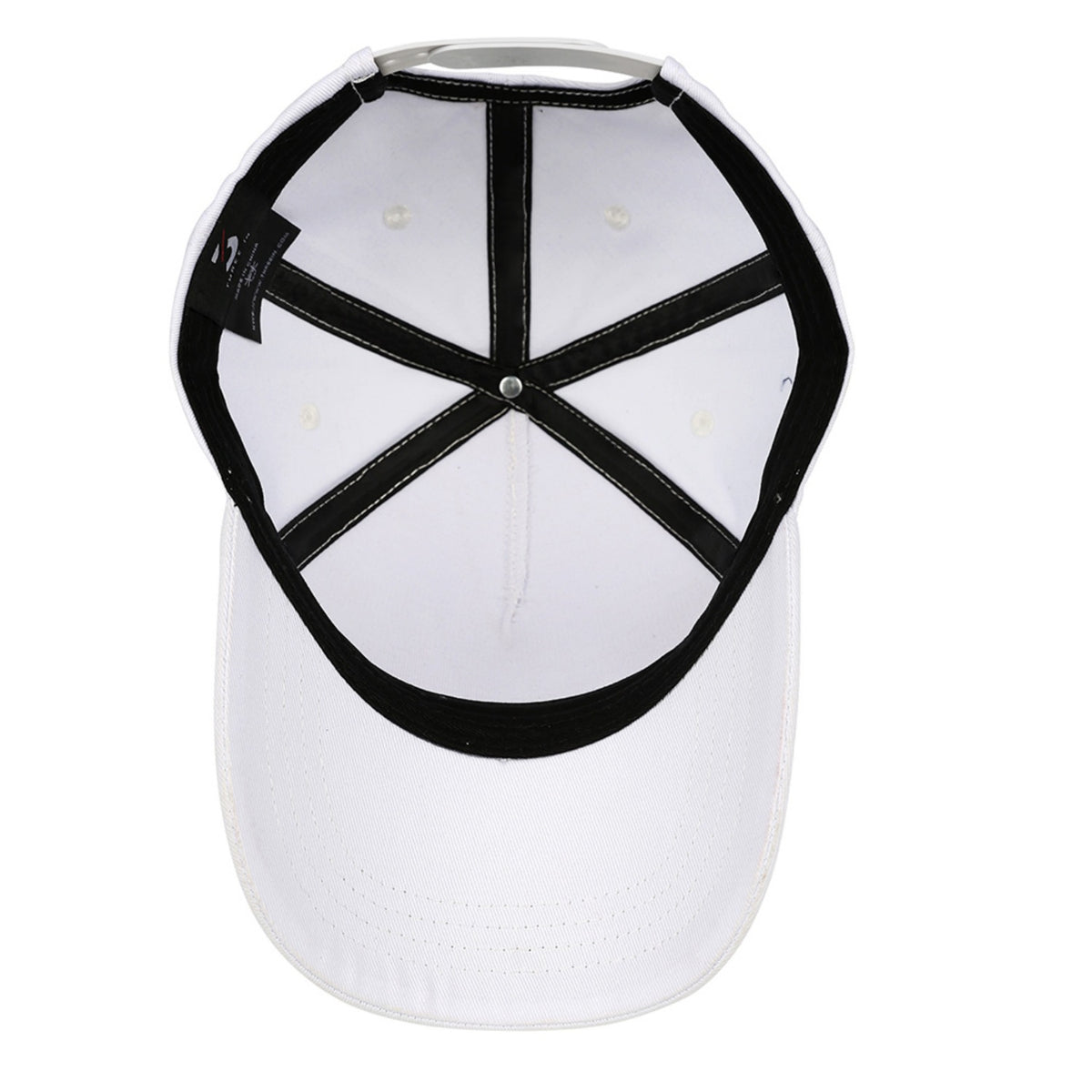 Custom Embroidered or Printed White Baseball Cap | Personalized Sport Hat
