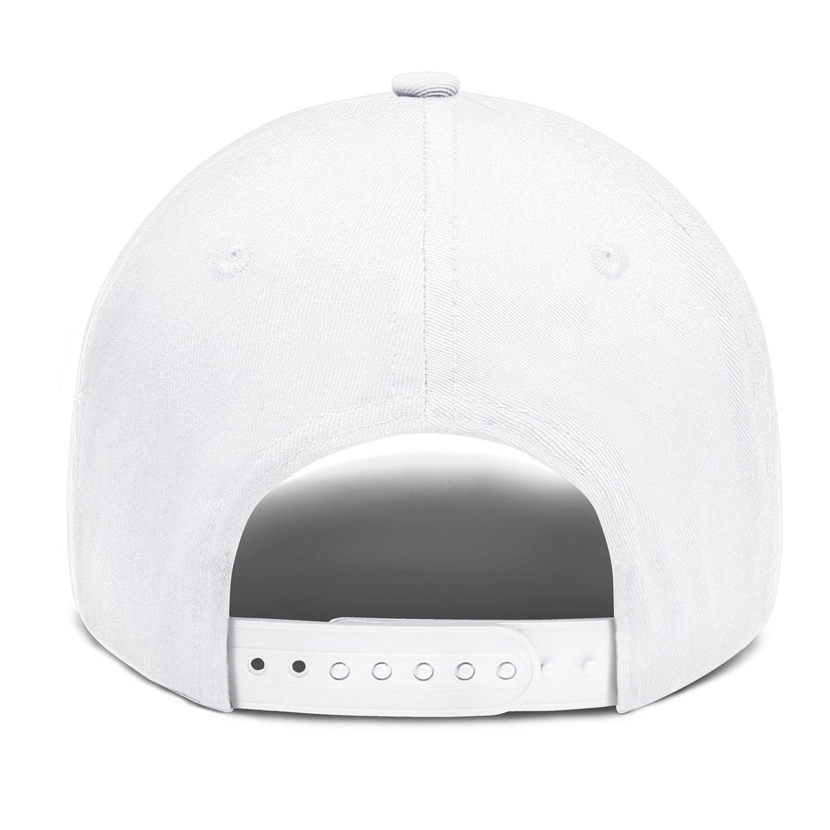 Custom Embroidered or Printed White Baseball Cap | Personalized Sport Hat