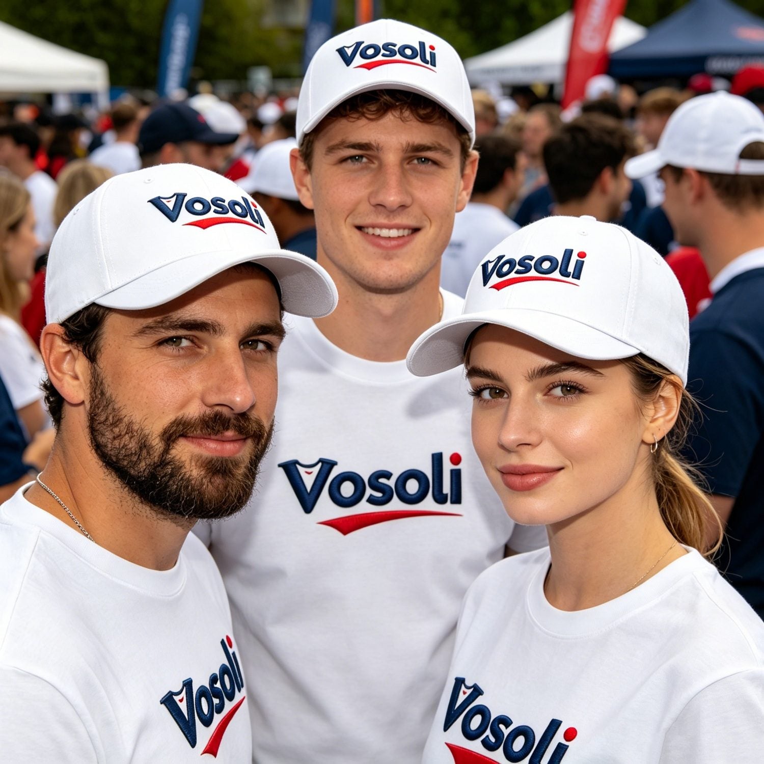 Custom Embroidered or Printed White Baseball Cap | Personalized Sport Hat