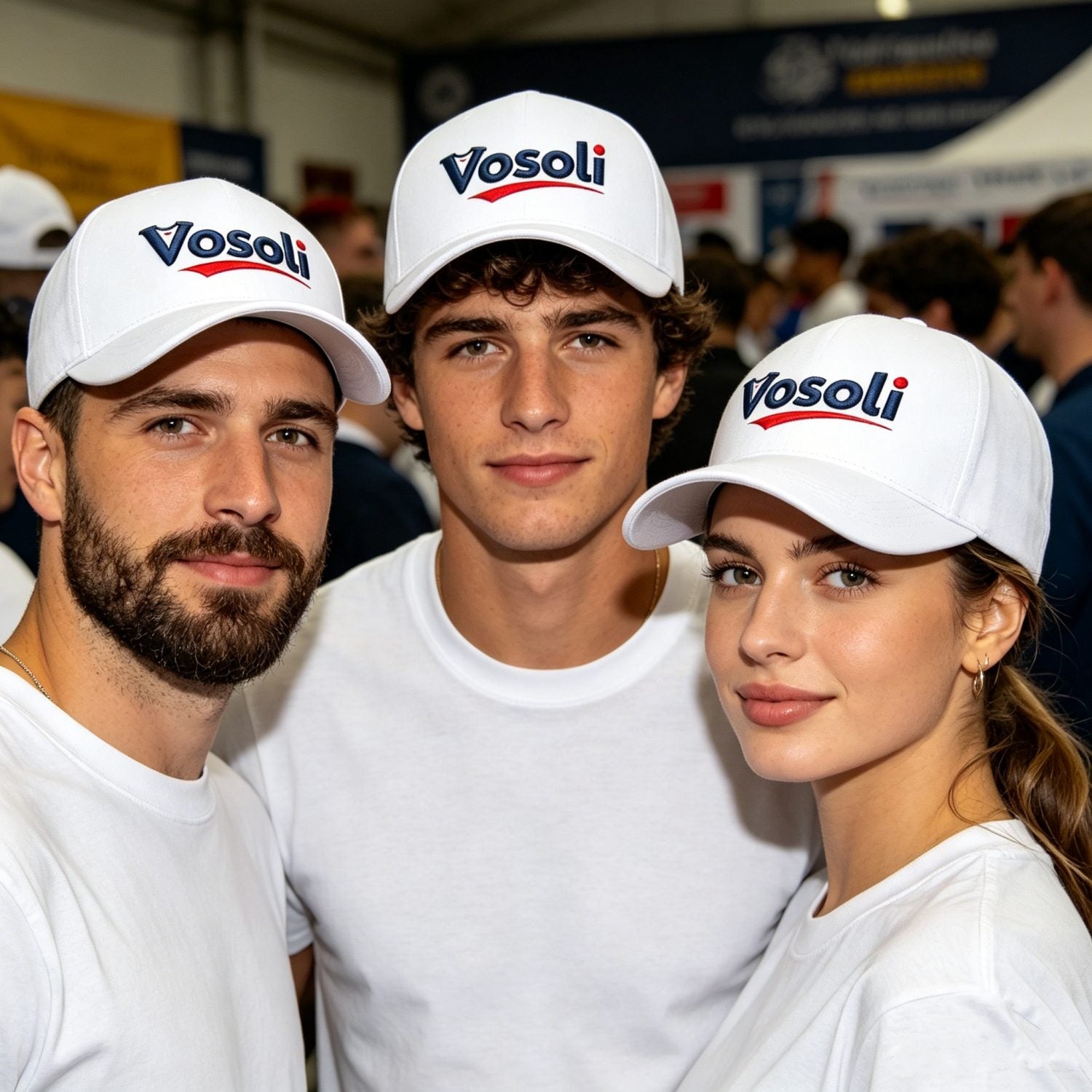 Custom Embroidered or Printed White Baseball Cap | Personalized Sport Hat