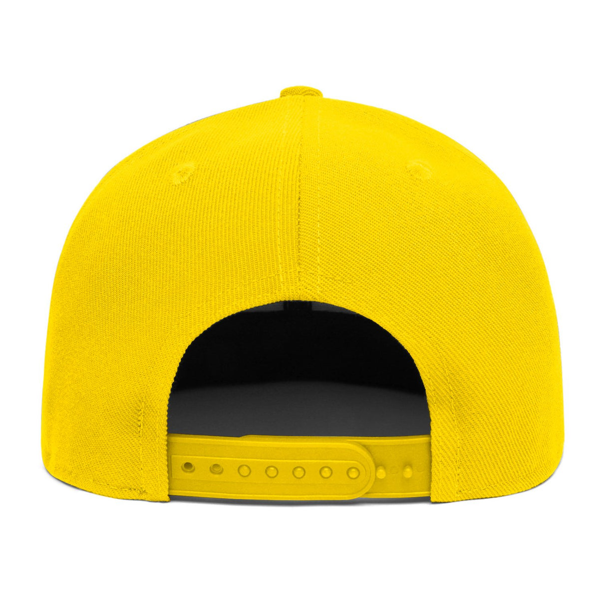 Custom Embroidered or Printed Yellow Flat-Brim Cap | Personalized Sport Hat