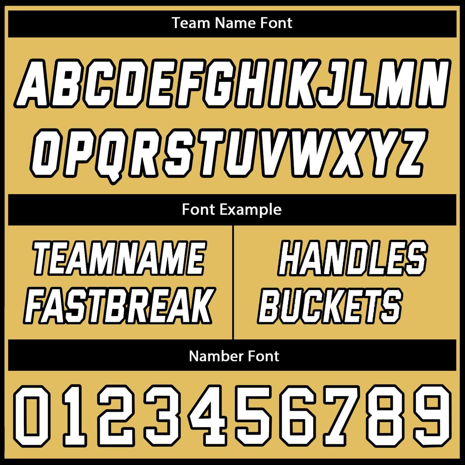 Custom Gold, White & Black Honeycomb Basketball Uniform Set | Personalized Team Name & Number - Vosoli