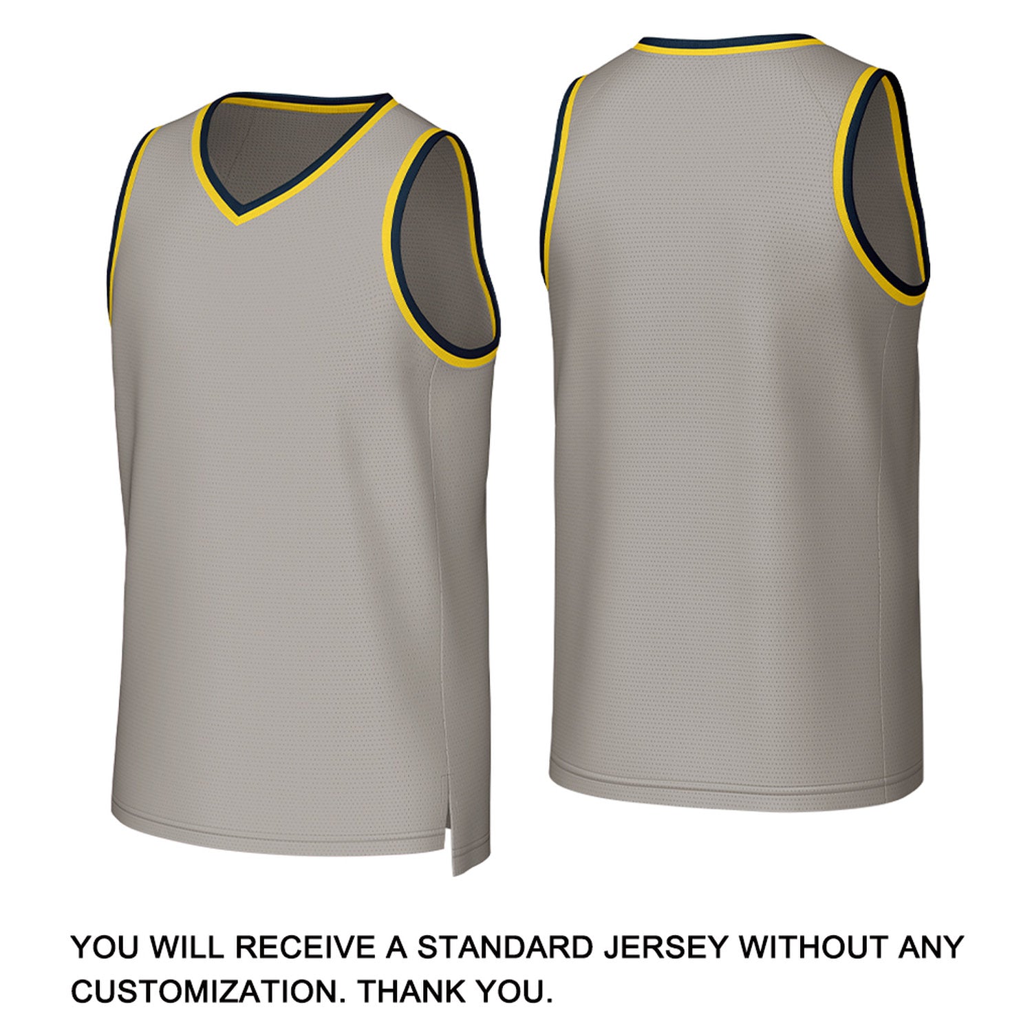 Custom Gray Navy Stitched Basketball Jersey | Personalized Name Number Logo Mesh Sports Jersey