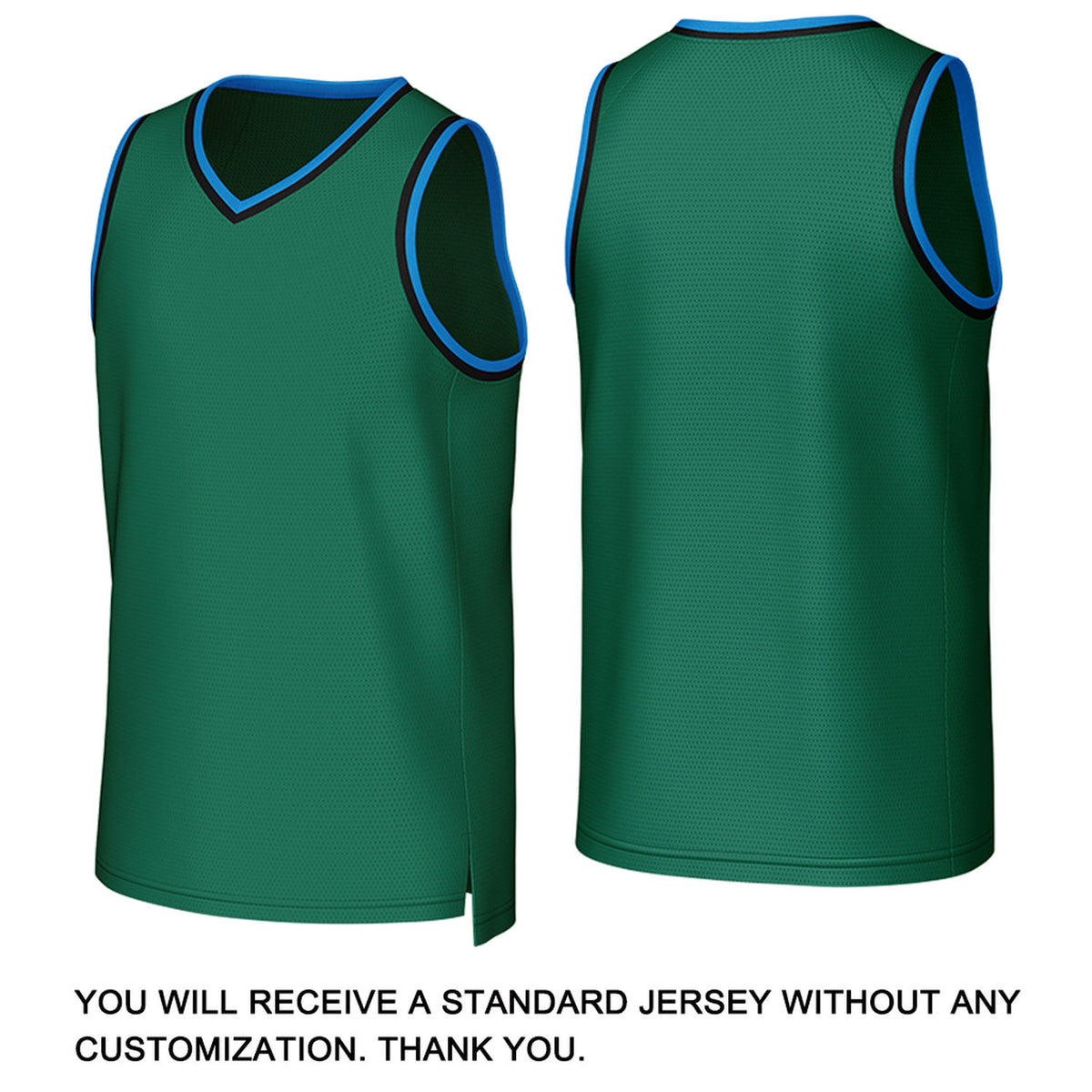 Custom Green Basketball Jersey | Personalized Name & Number Team Uniform