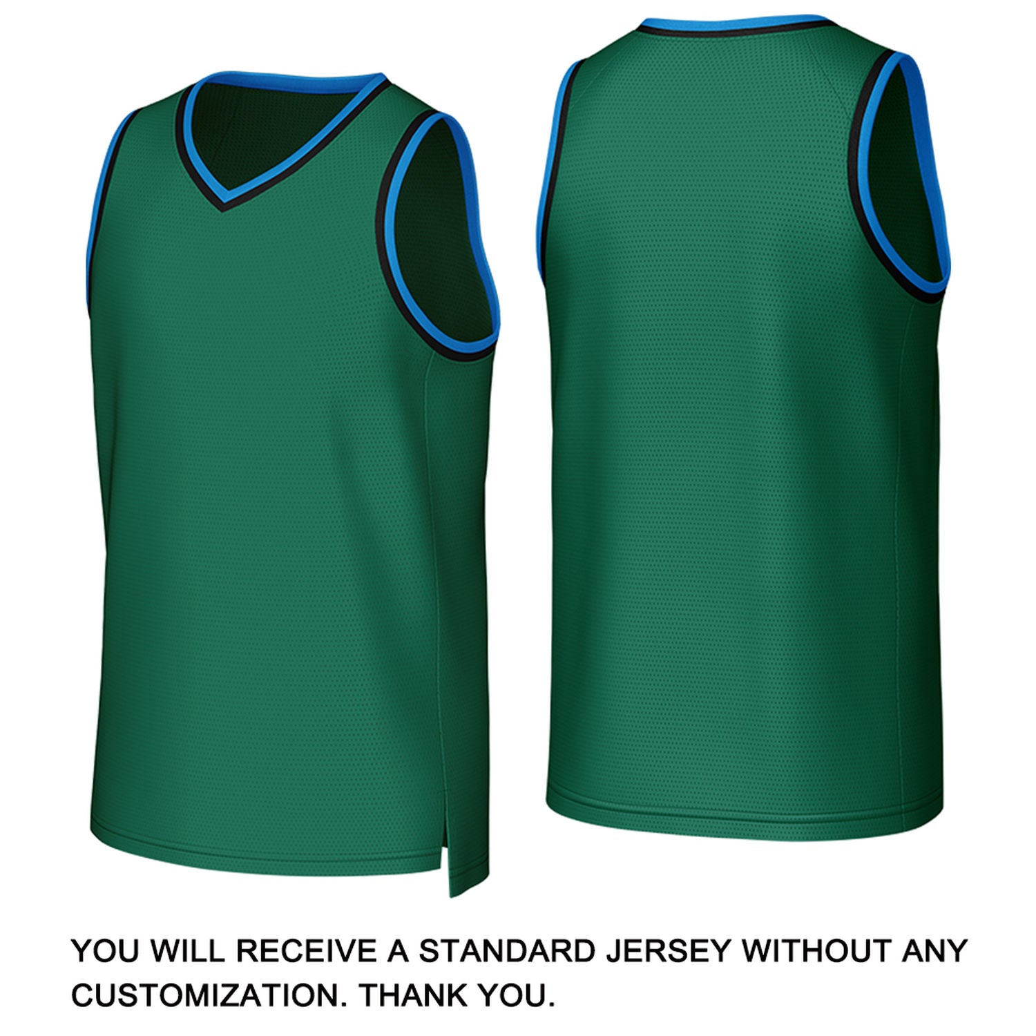 Custom Green Basketball Jersey | Personalized Name & Number Team Uniform