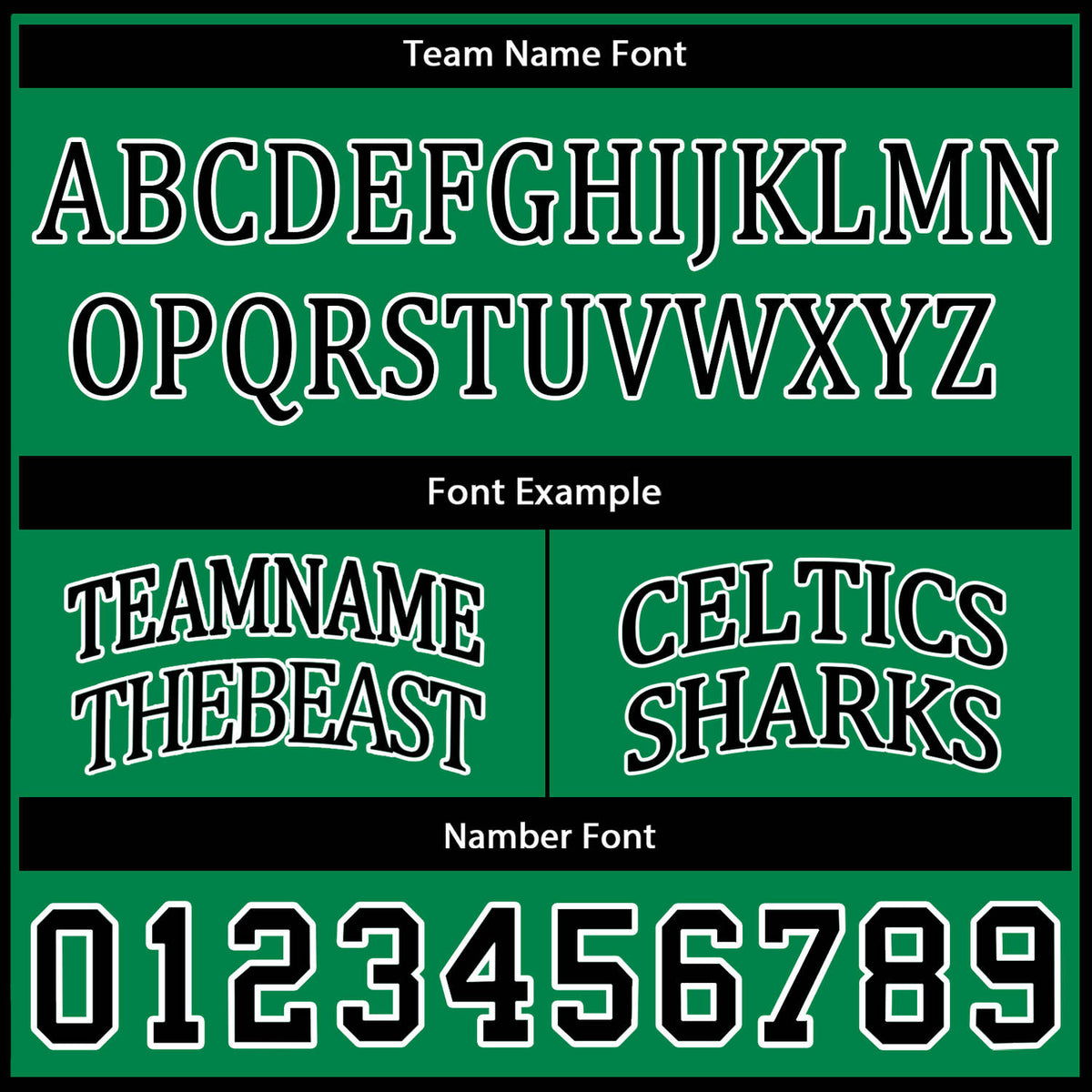 Custom Green & Black Reversible Basketball Uniform Set | Personalized Team Name & Number - Vosoli