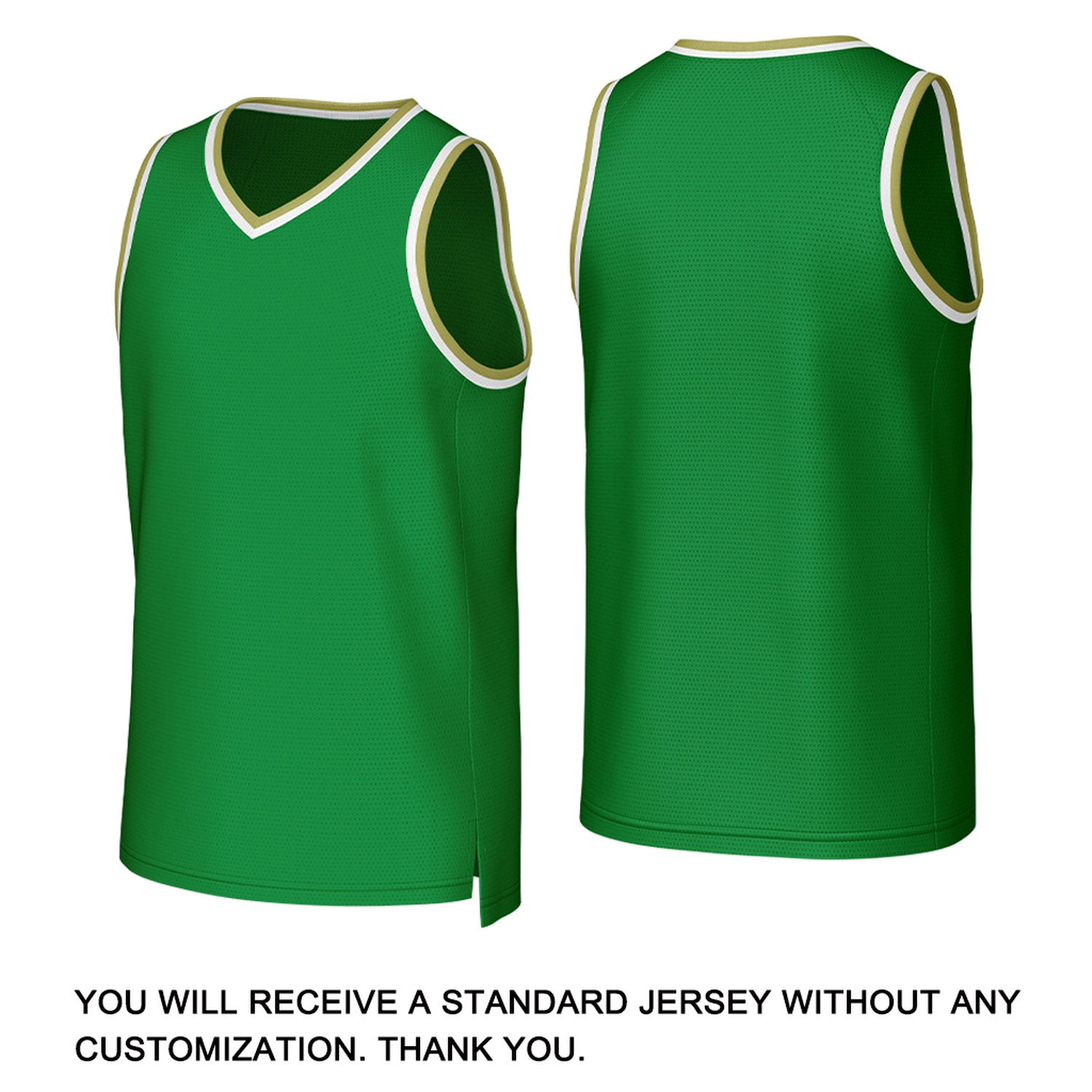 Custom Green White Stitched Basketball Jersey | Personalized Name Number Logo Mesh Sports Jersey