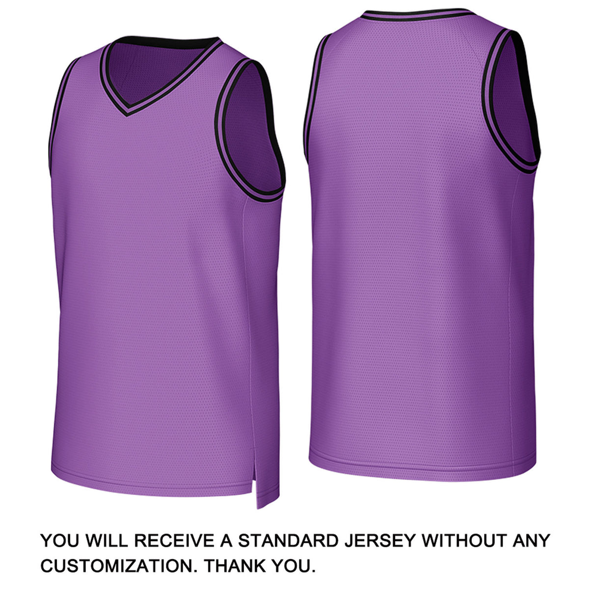 Custom Lavender & Black Mesh Basketball Jersey | Personalized Team Uniform for youth & adults