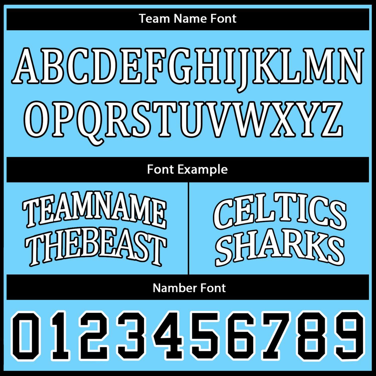 Custom Light Blue & Black Basketball Jersey | Personalized Name & Number Team Uniform