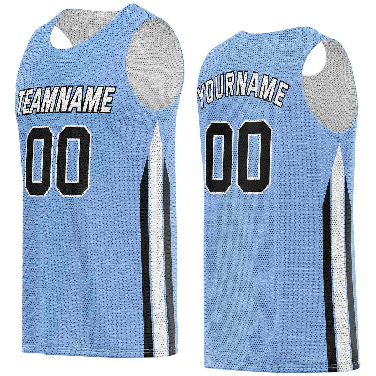 Custom Light Blue Basketball Jersey | Personalized Team Kit - Vosoli