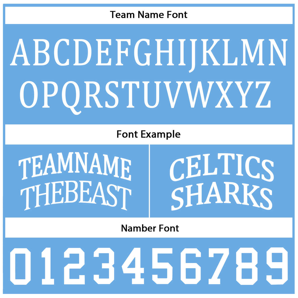 Custom Light Blue & White Basketball Jersey Set | Personalized Team Uniform | Vosoli