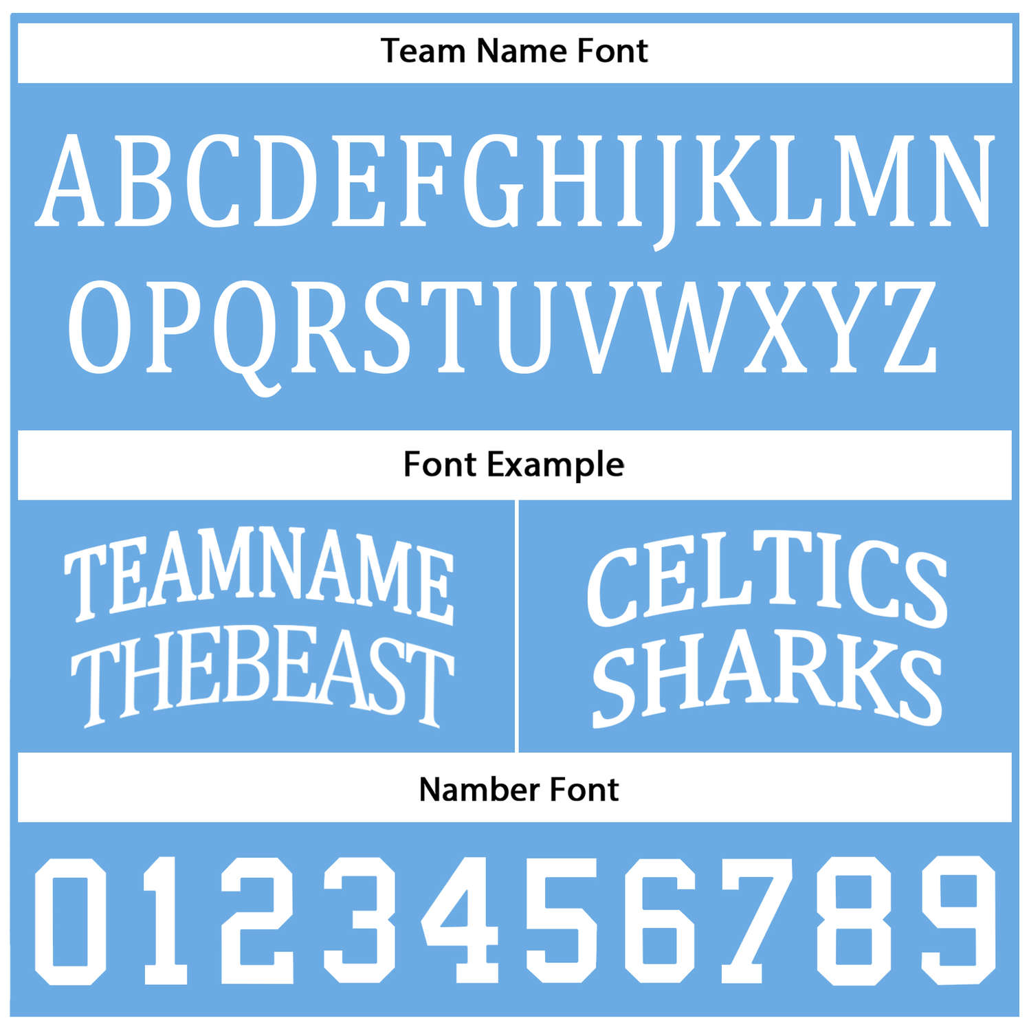 Custom Light Blue & White Basketball Jersey Set | Personalized Team Uniform | Vosoli