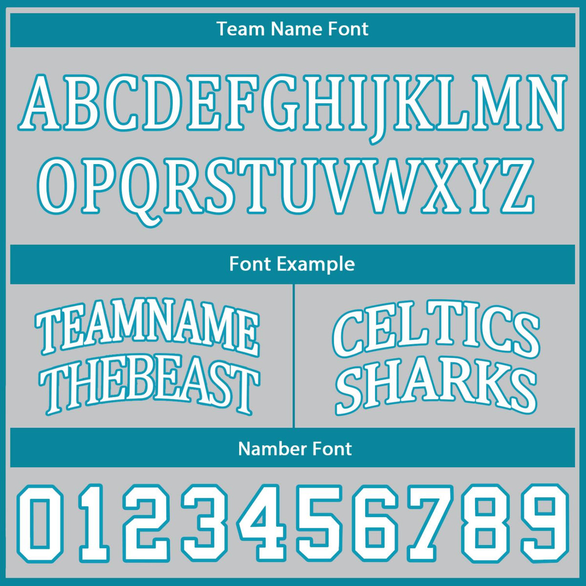 Custom Light Gray & Teal Basketball Jersey | Personalized Name & Number Team Uniform
