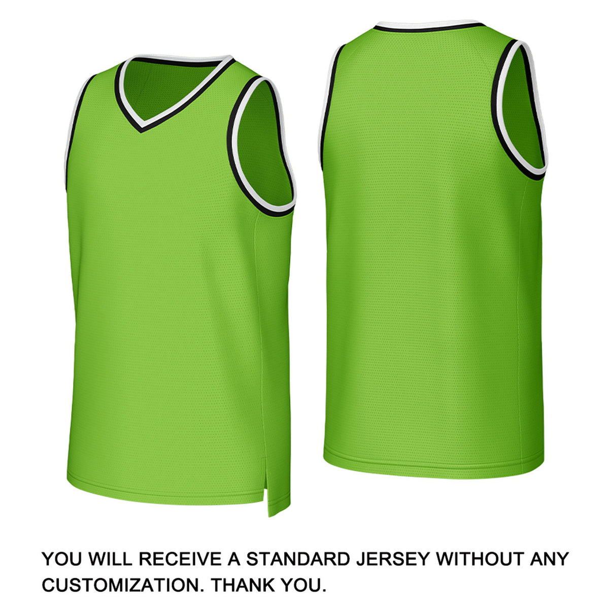 Custom Lime Green White Stitched Basketball Jersey | Personalized Name Number Logo Mesh Sports Jersey