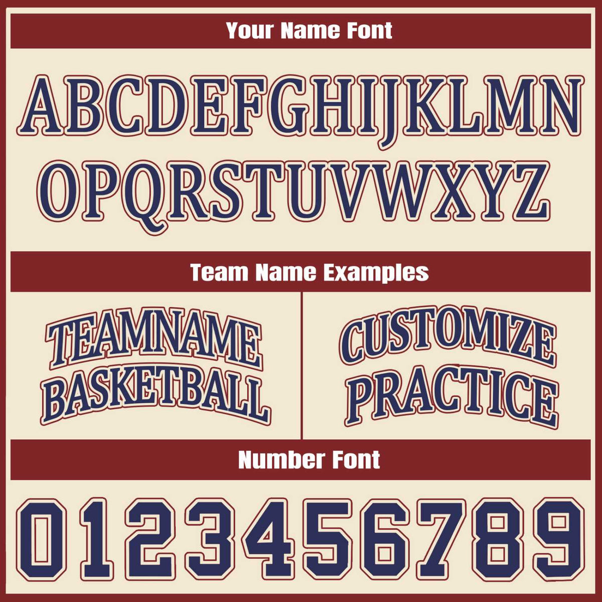 Custom Navy & Cream Two Sided Basketball Uniform Set | Personalized Team Uniforms for Adult & Youth