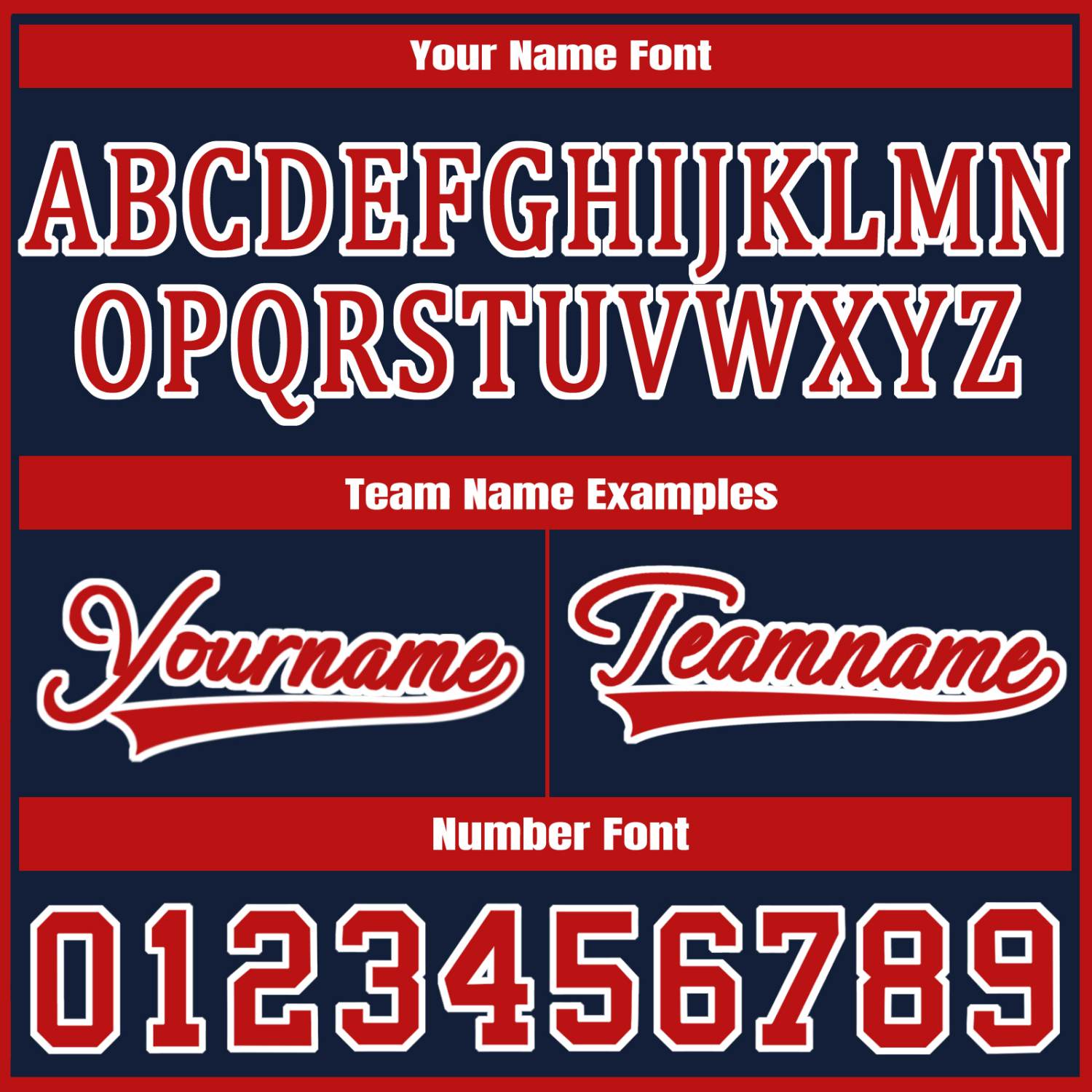 Custom Navy Red Jacket Personalized Team Name Number Letterman Bomber for Adult & Youth