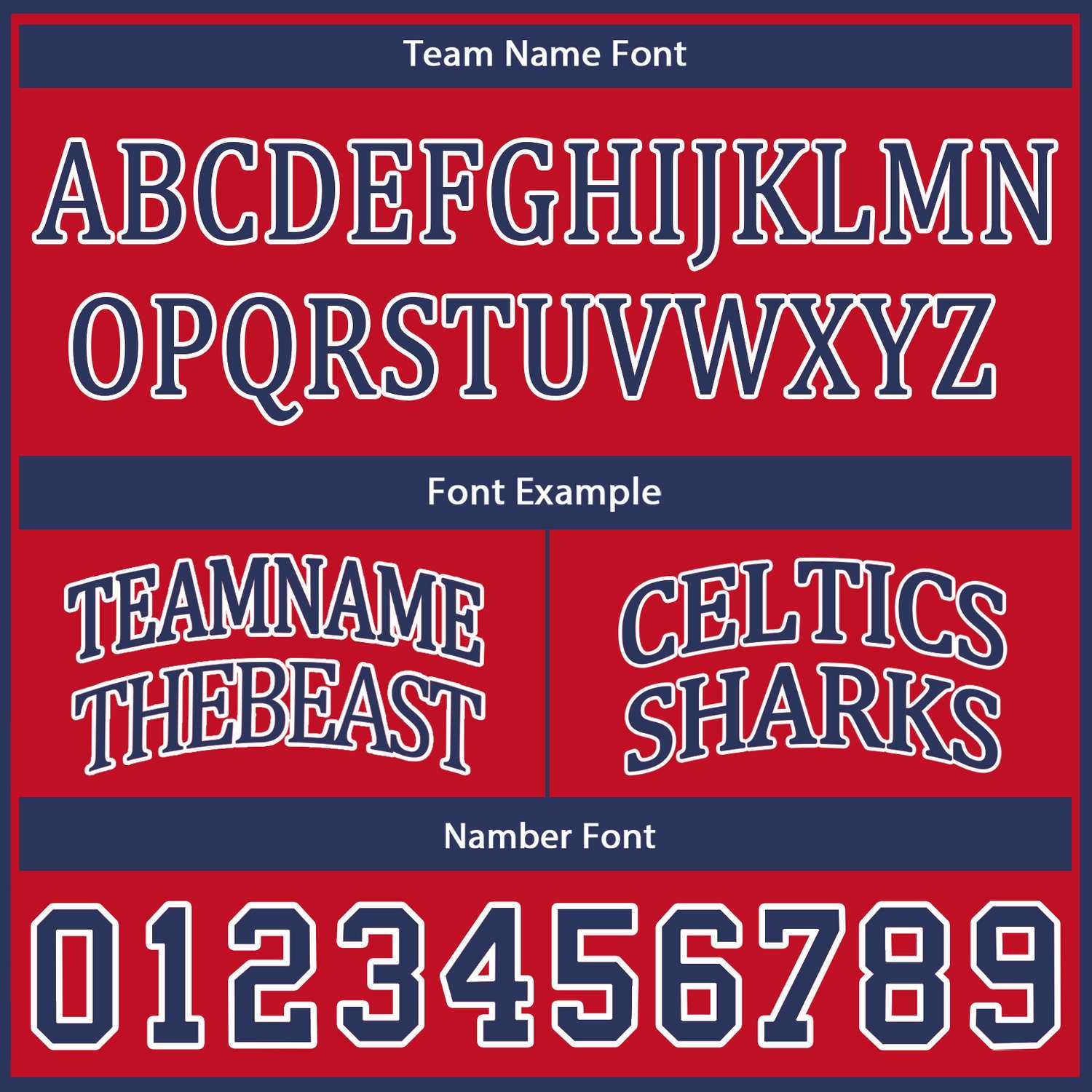 Custom Navy & Red Basketball Jersey Set | Personalized Team Uniform | Vosoli