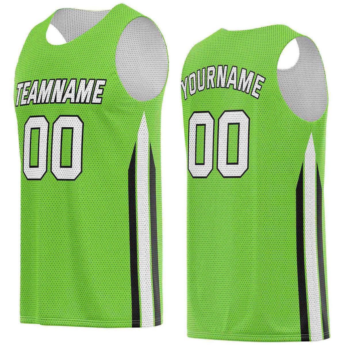 Custom Neon Green Basketball Jersey | Personalized Team Kit - Vosoli