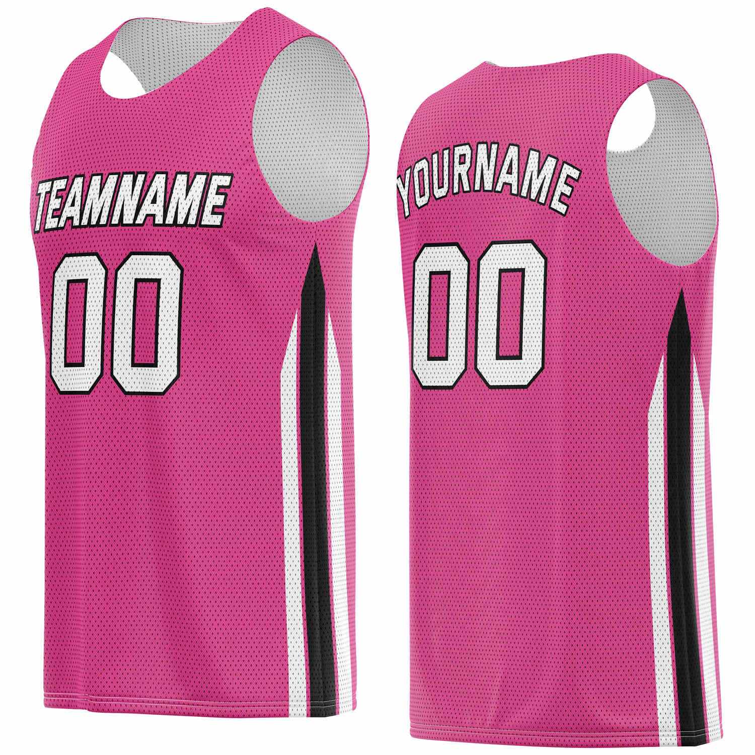 Custom Neon Pink Basketball Jersey | Personalized Team Kit - Vosoli
