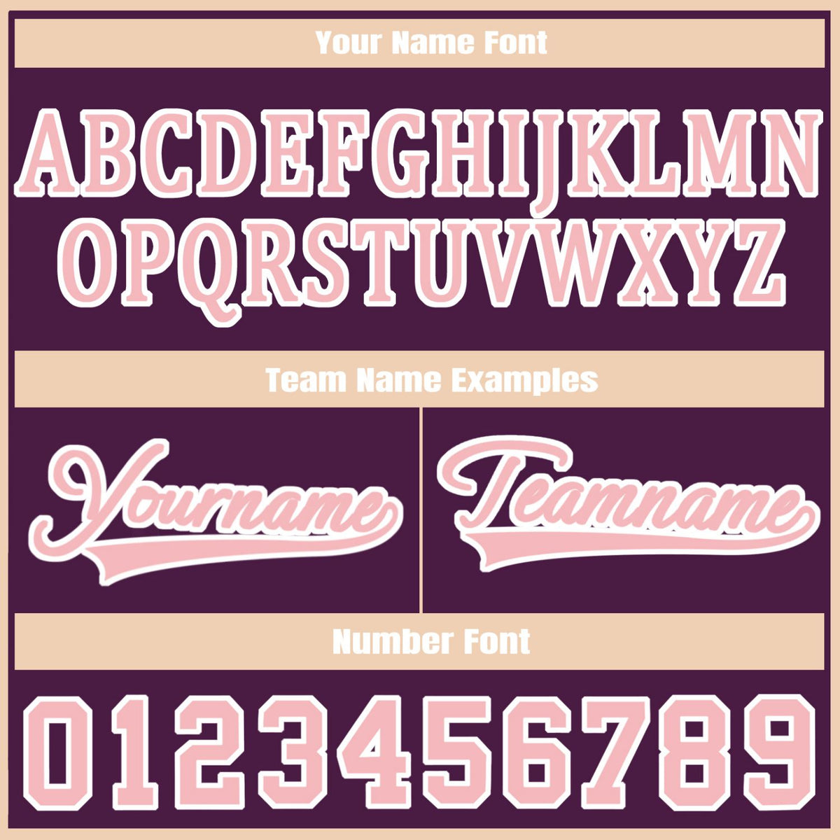 Custom Plum White Jacket Personalized Team Name Number Letterman Bomber for Adult & Youth