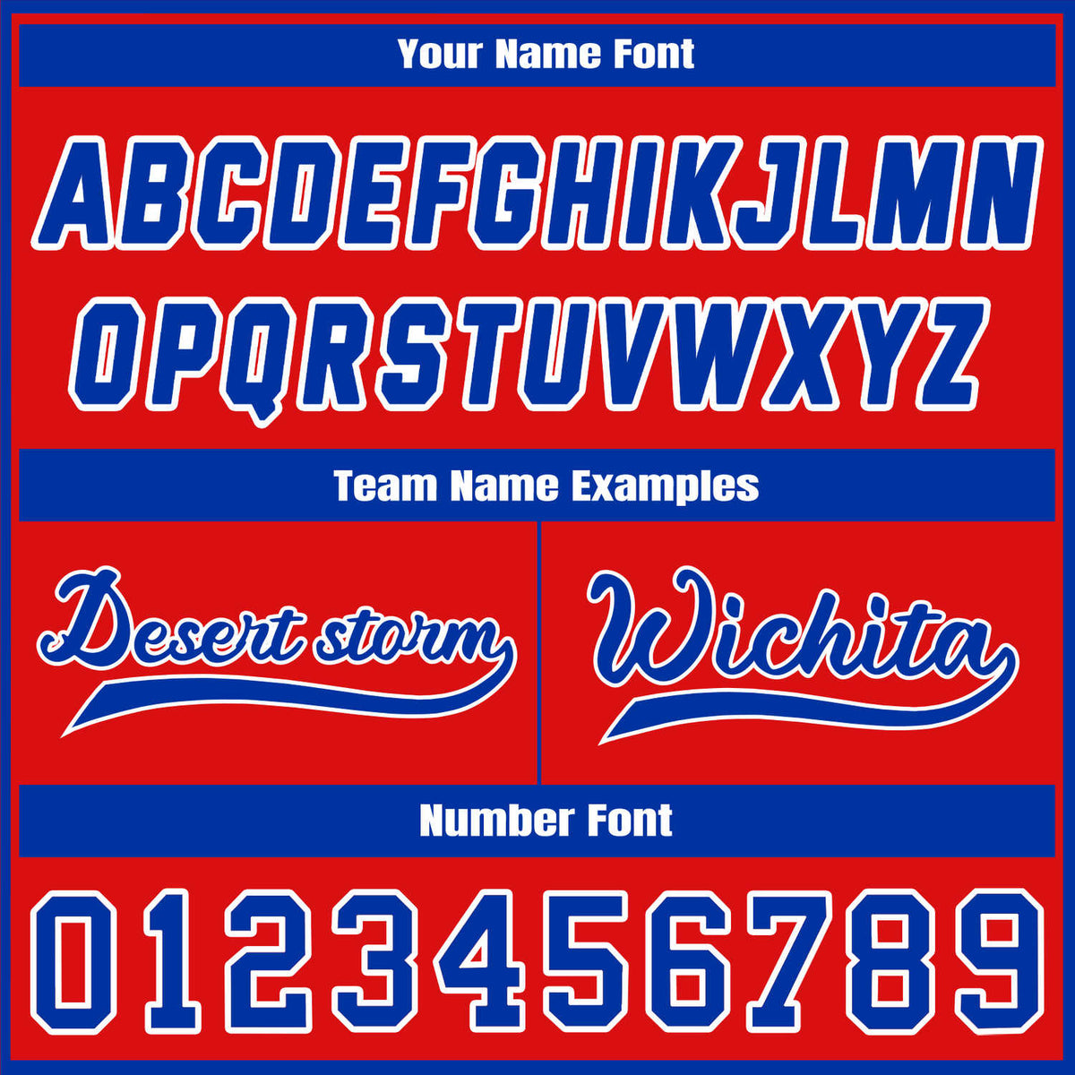 Custom Red & Blue Contrast Sleeve Varsity Baseball Jacket | Personalized Team Name & Number