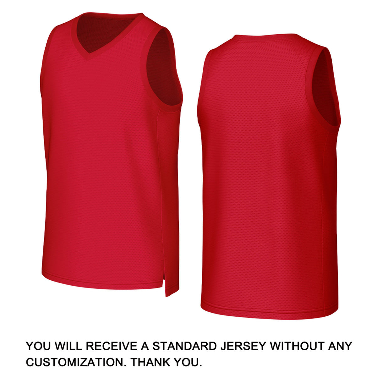 Custom Red White Stitched Basketball Jersey | Personalized Name Number Logo Mesh Sports Jersey