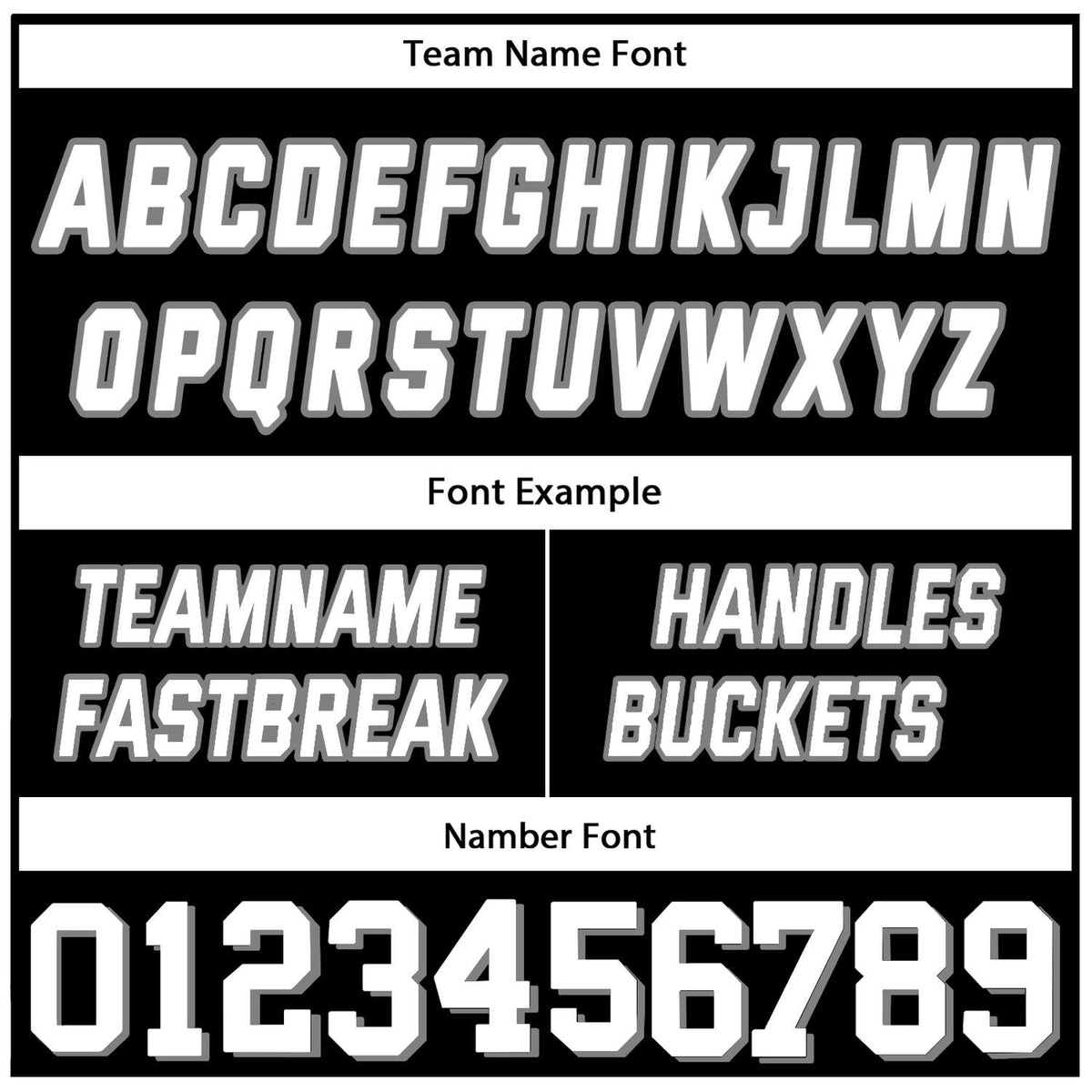 Custom Reversible Black White Sleek Basketball Uniform Set | Team Name & Number - Vosoli