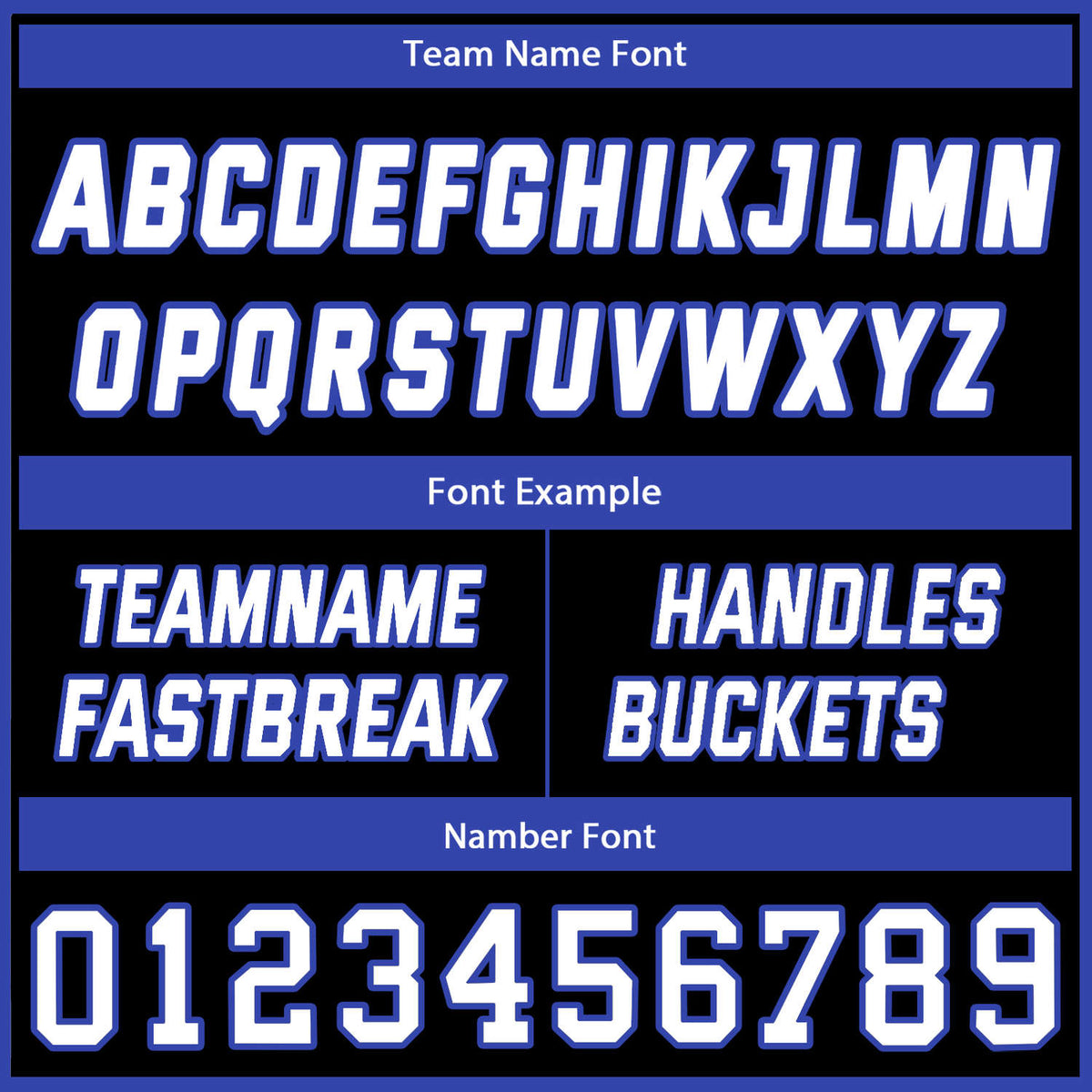 Custom Reversible Blue Black Basketball Uniform Set | Team Name & Number - Vosoli