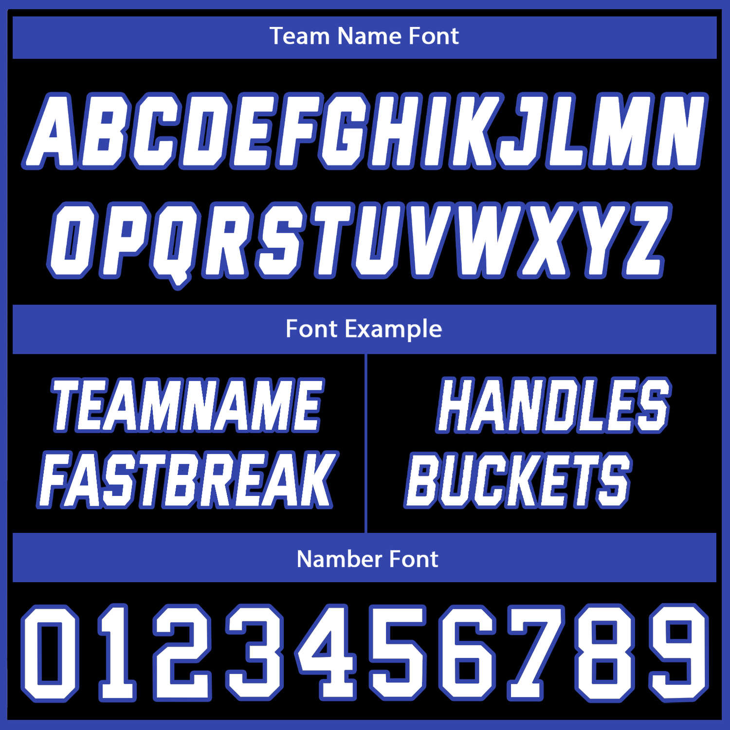 Custom Reversible Blue Black Basketball Uniform Set | Team Name & Number - Vosoli