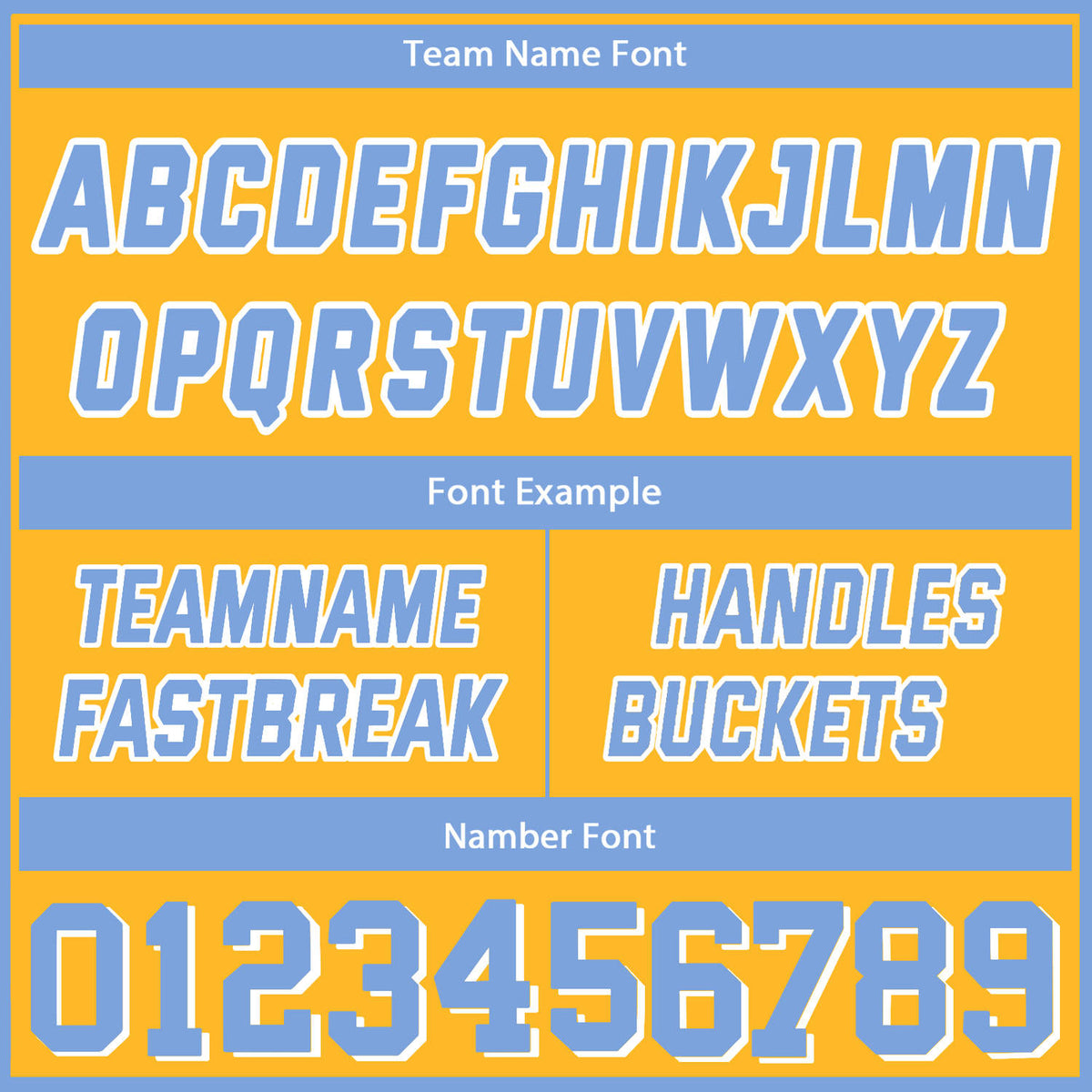 Custom Reversible Blue Gold Basketball Uniform Set | Team Name & Number - Vosoli