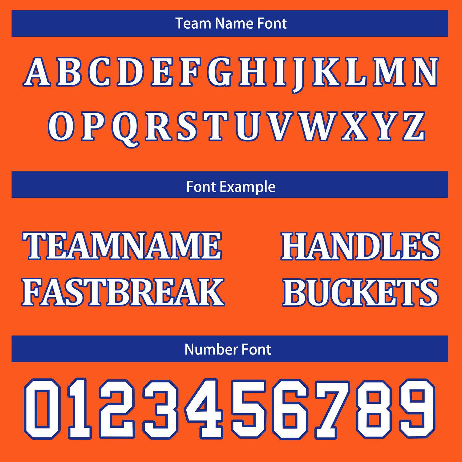 Custom Reversible Blue Orange Star Basketball Uniform Set | Team Name & Number - Vosoli