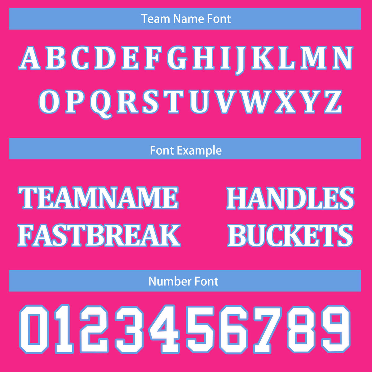 Custom Reversible Blue Pink Basketball Uniform Set | Team Name & Number - Vosoli