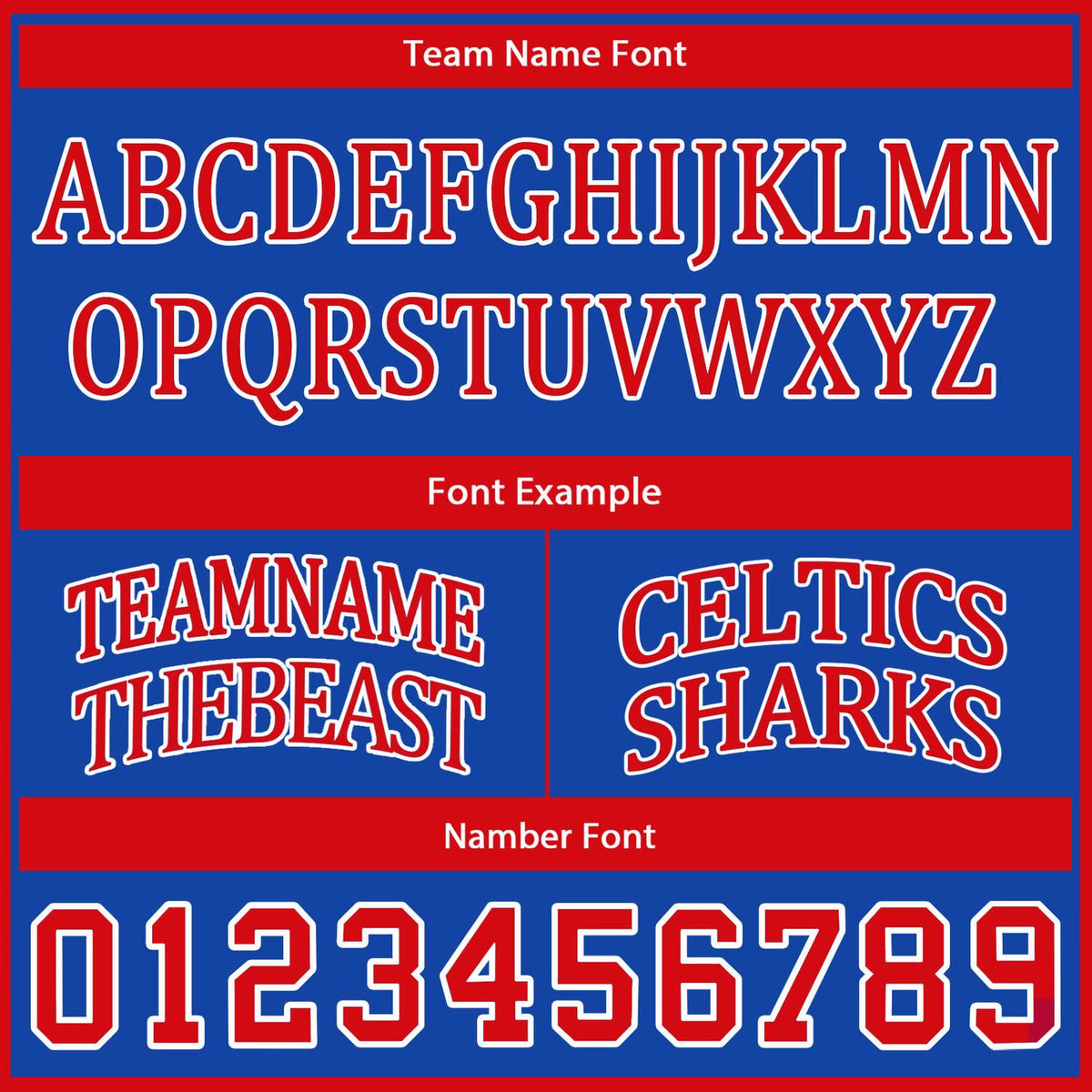 Custom Reversible Blue Red Basketball Uniform Set | Team Name & Number - Vosoli