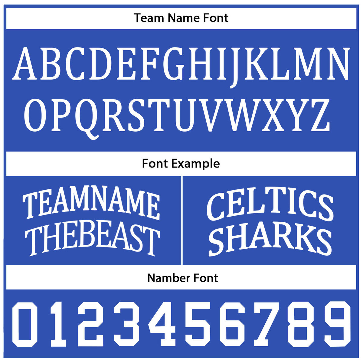 Custom Reversible Blue White Basketball Uniform Set | Team Name & Number - Vosoli
