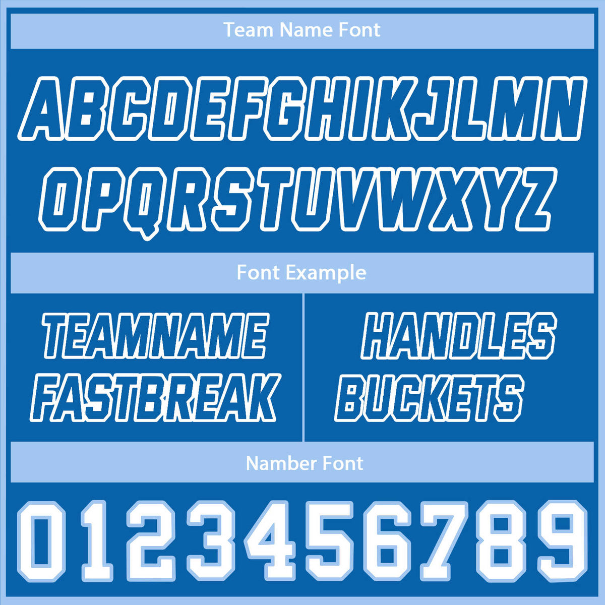 Custom Reversible Blue & White Basketball Uniform | Jersey & Shorts Set - Vosoli