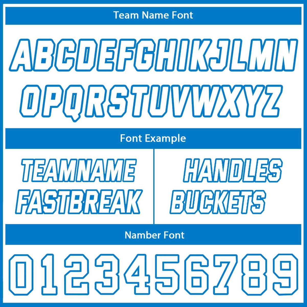 Custom Reversible Bright Blue & White Basketball Jersey | Personalized Team Jersey | Vosoli