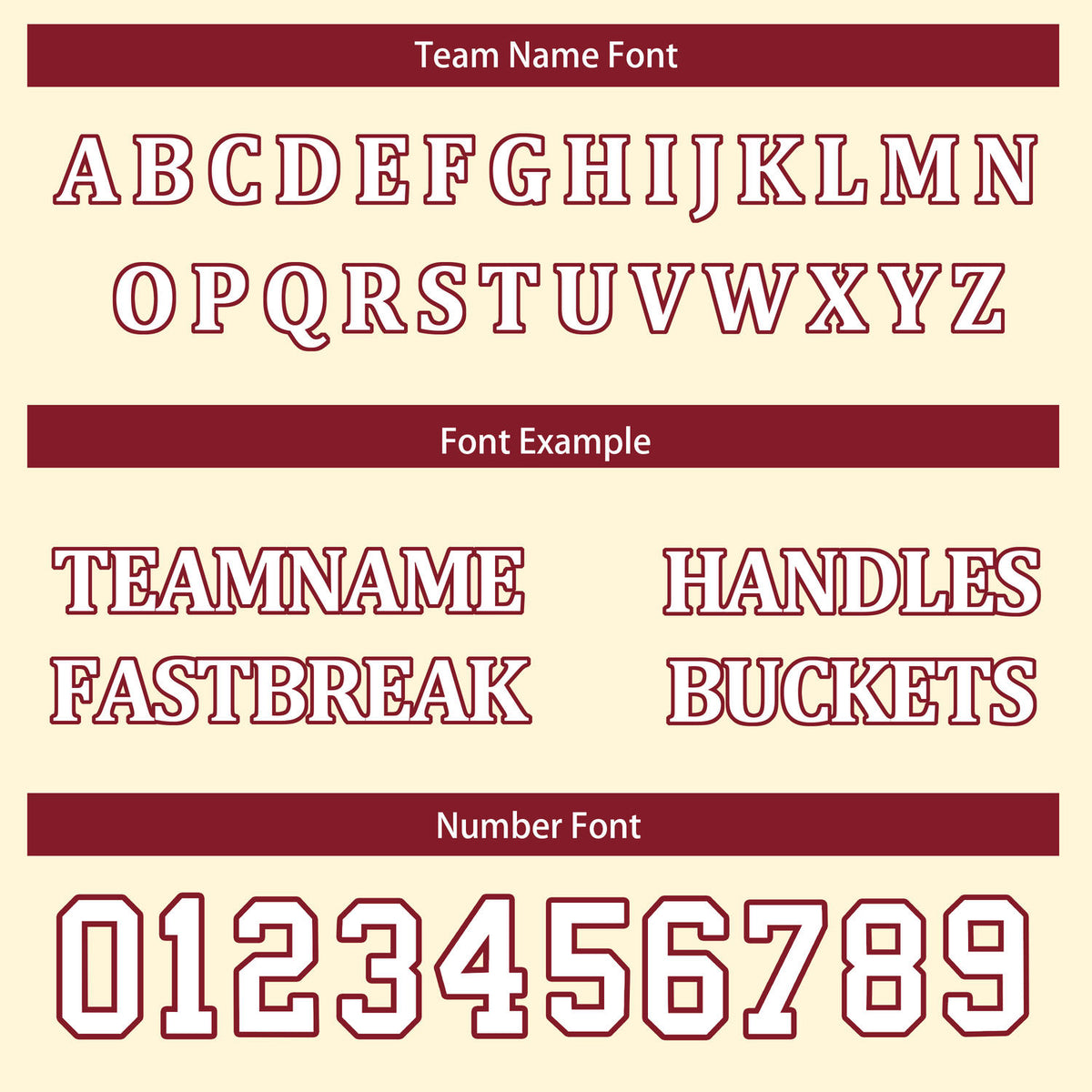 Custom Reversible Burgundy Cream Basketball Uniform Set | Team Name & Number - Vosoli
