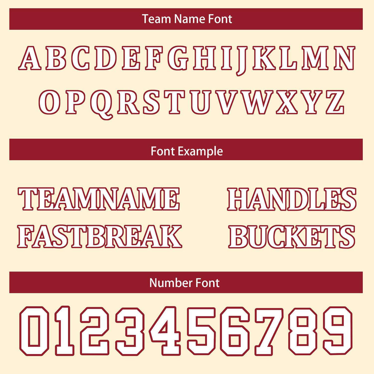 Custom Reversible Cream Burgundy Star Basketball Uniform Set | Team Name & Number - Vosoli