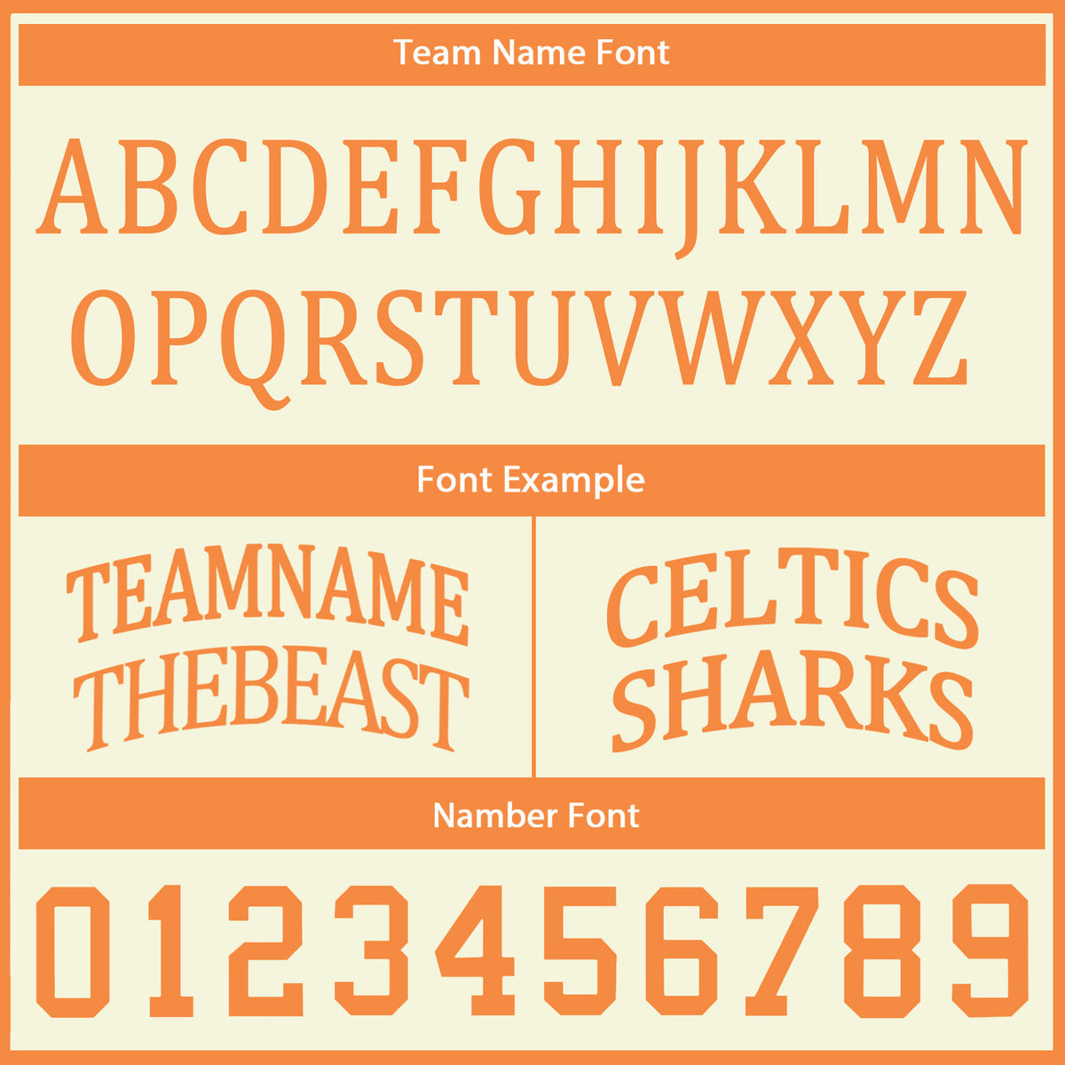 Custom Reversible Cream Orange Basketball Uniform Set | Team Name & Number - Vosoli