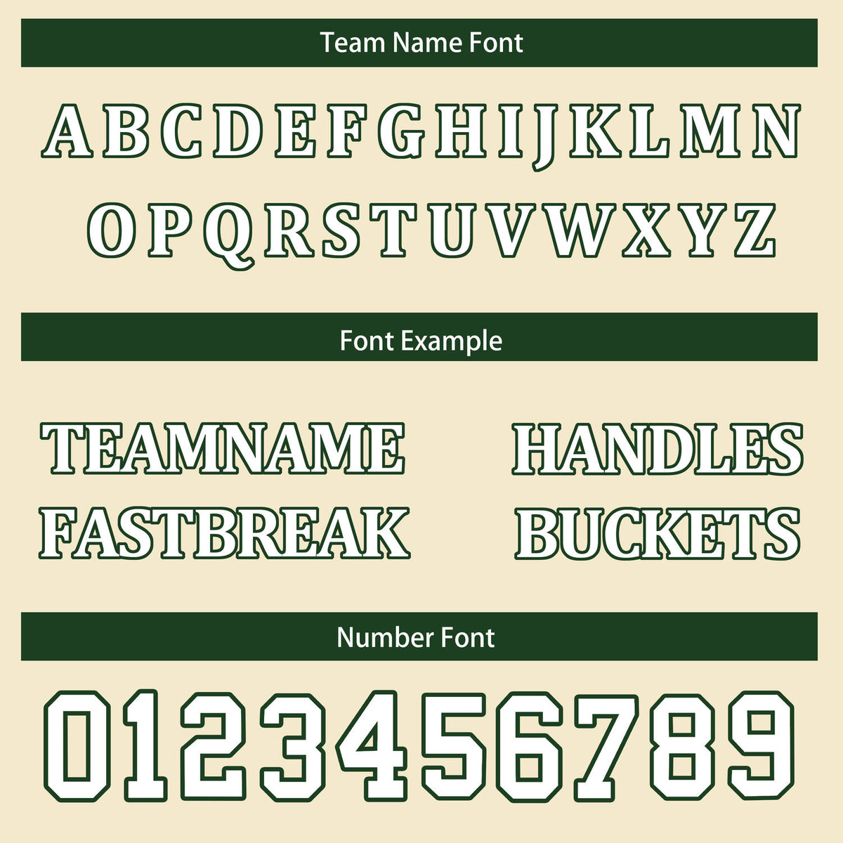 Custom Reversible Dark Green Beige Star Basketball Uniform Set | Team Name & Number - Vosoli