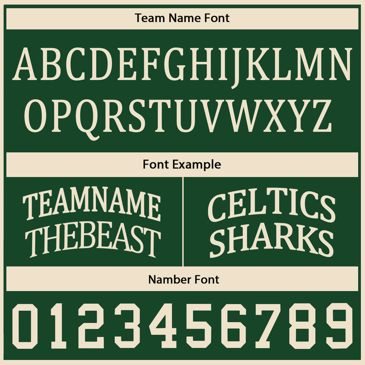 Custom Reversible Forest Green & Cream Basketball Jersey | Personalized for Team Sports - Vosoli