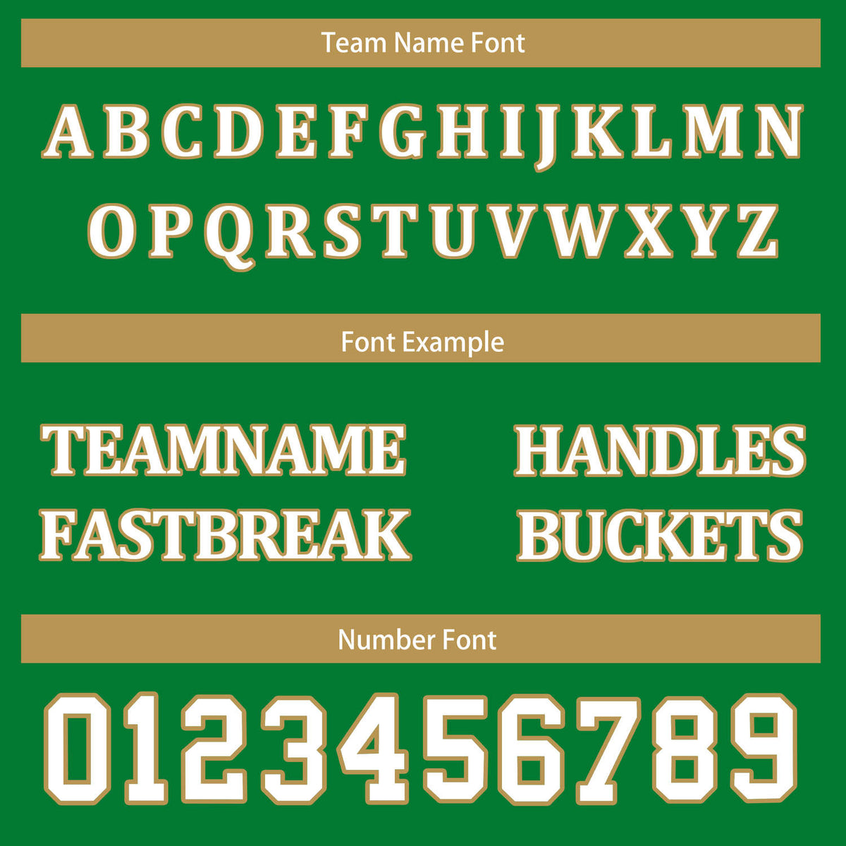 Custom Reversible Green Gold Basketball Uniform Set | Team & Player Name - Vosoli